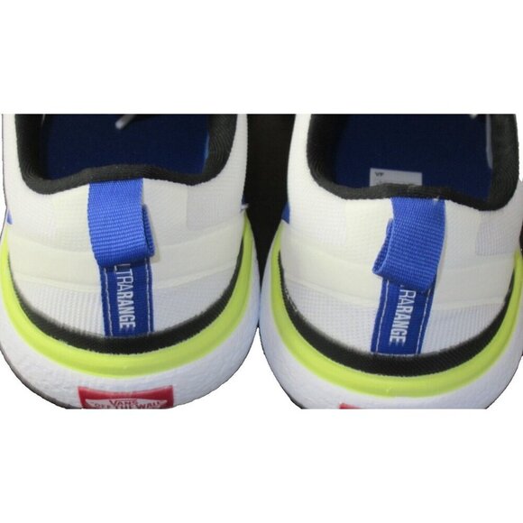 Vans Men\'s UltraRange Exo True White Multi Blue Green Striped Shoes Sizes NIB